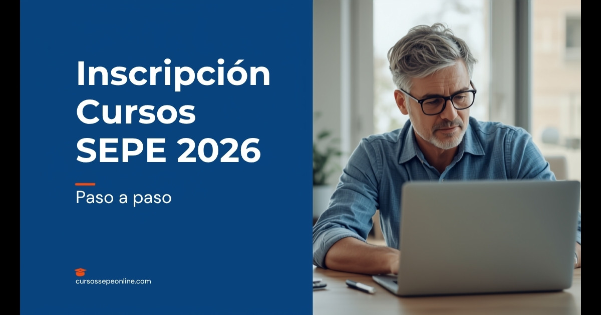 Inscripción Cursos SEPE 2026 | cursossepeonline.com