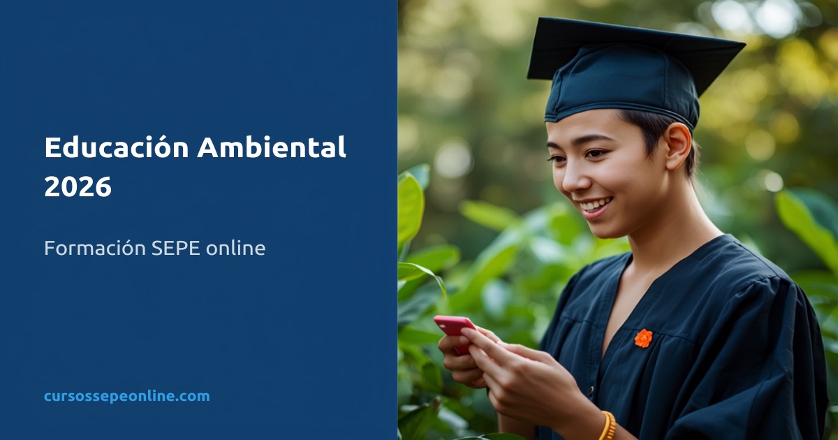Cursos SEPE de Educación Ambiental Online 2026: Formación Gratuita en Sostenibilidad y Medio Ambiente