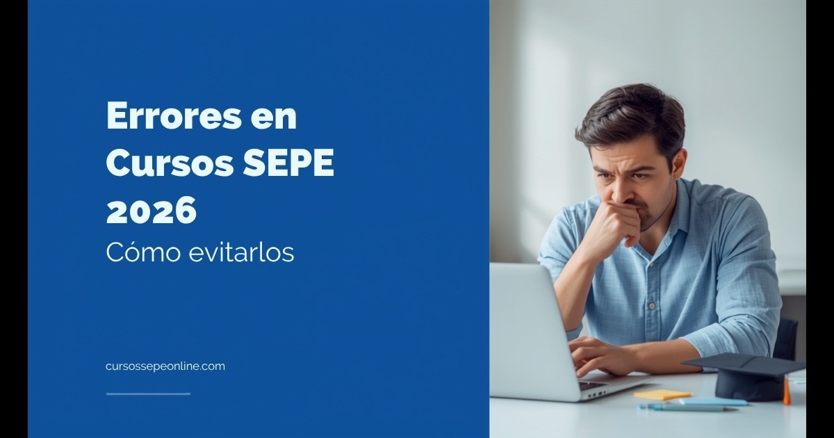 Errores en Cursos SEPE 2026 | cursossepeonline.com - Cursos SEPE Online 2026 Errores en Cursos SEPE 2026 | cursossepeonline.com