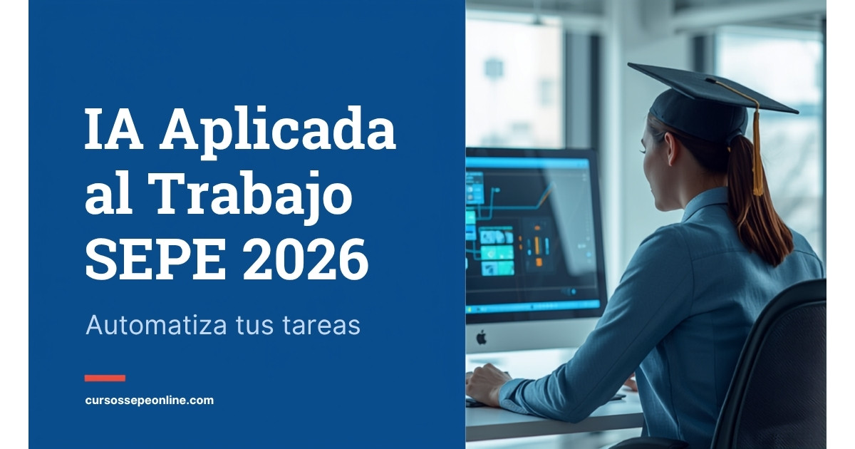 IA Aplicada al Trabajo SEPE 2026 | cursossepeonline.com