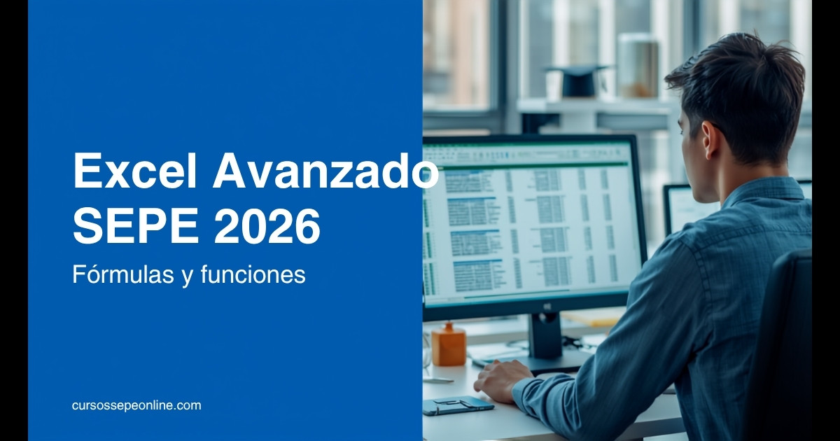 Excel Avanzado SEPE 2026 | cursossepeonline.com