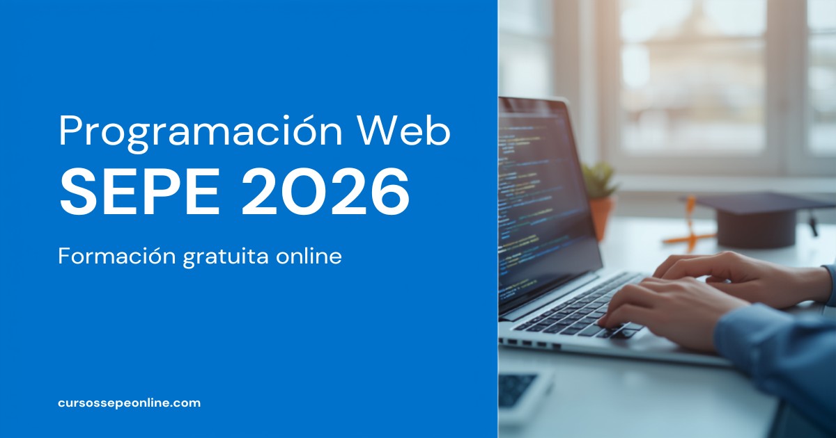 Cursos SEPE Online de Programación Web 2026: HTML CSS JavaScript Gratis