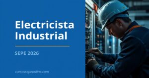 Electricista Industrial SEPE 2026 | cursossepeonline.com