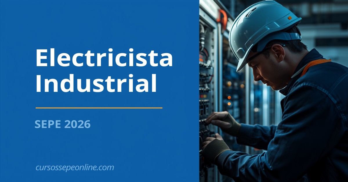 Electricista Industrial SEPE 2026: Qué Aprenderás, Certificado y Oportunidades de Empleo