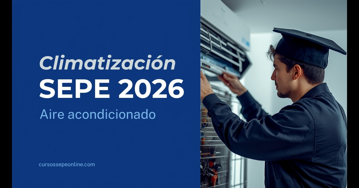 Cursos de Climatización y Aire Acondicionado SEPE 2026: Instalación, Mantenimiento y Carné