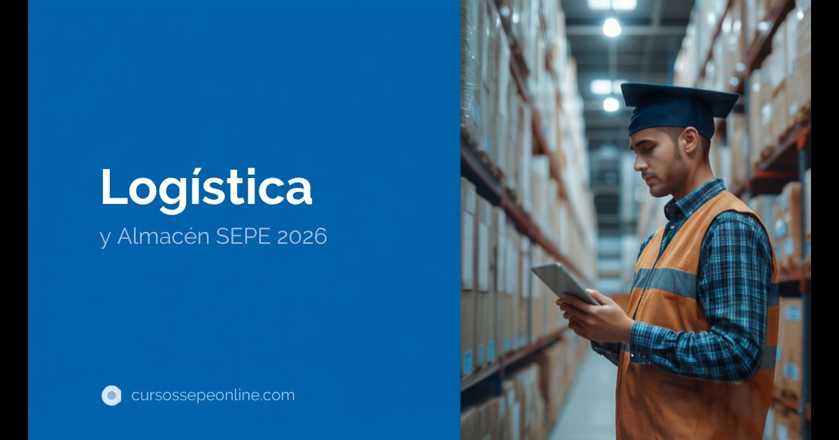 Cursos de Logística y Almacén SEPE 2026: Gestión de Stock, Picking y Cadena de Suministro