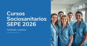 Cursos Sociosanitarios SEPE 2026 | cursossepeonline.com