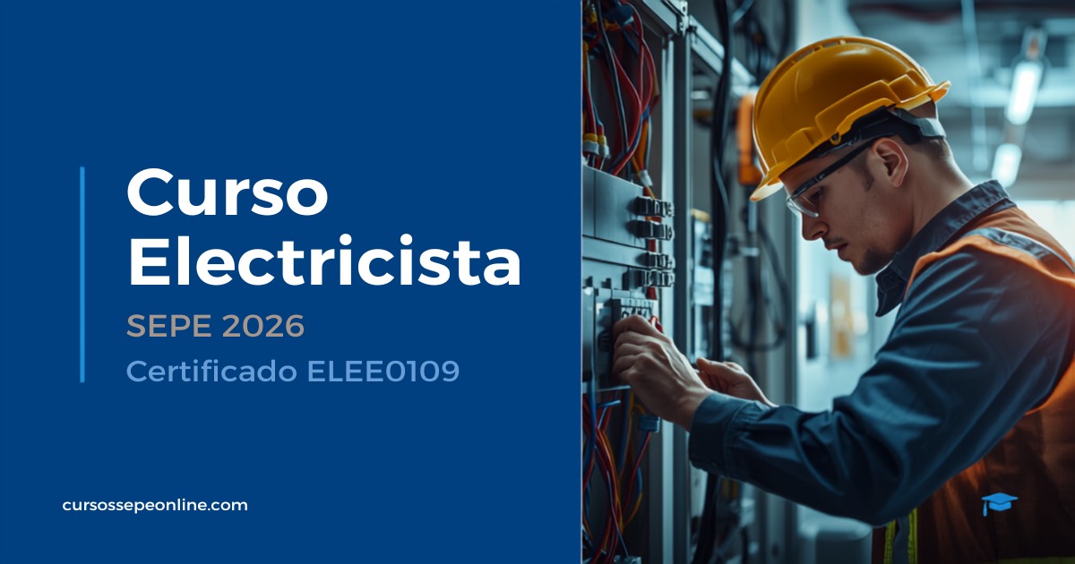 Curso Electricista SEPE 2026: Certificado ELEE0109 Gratuito — Guía Completa