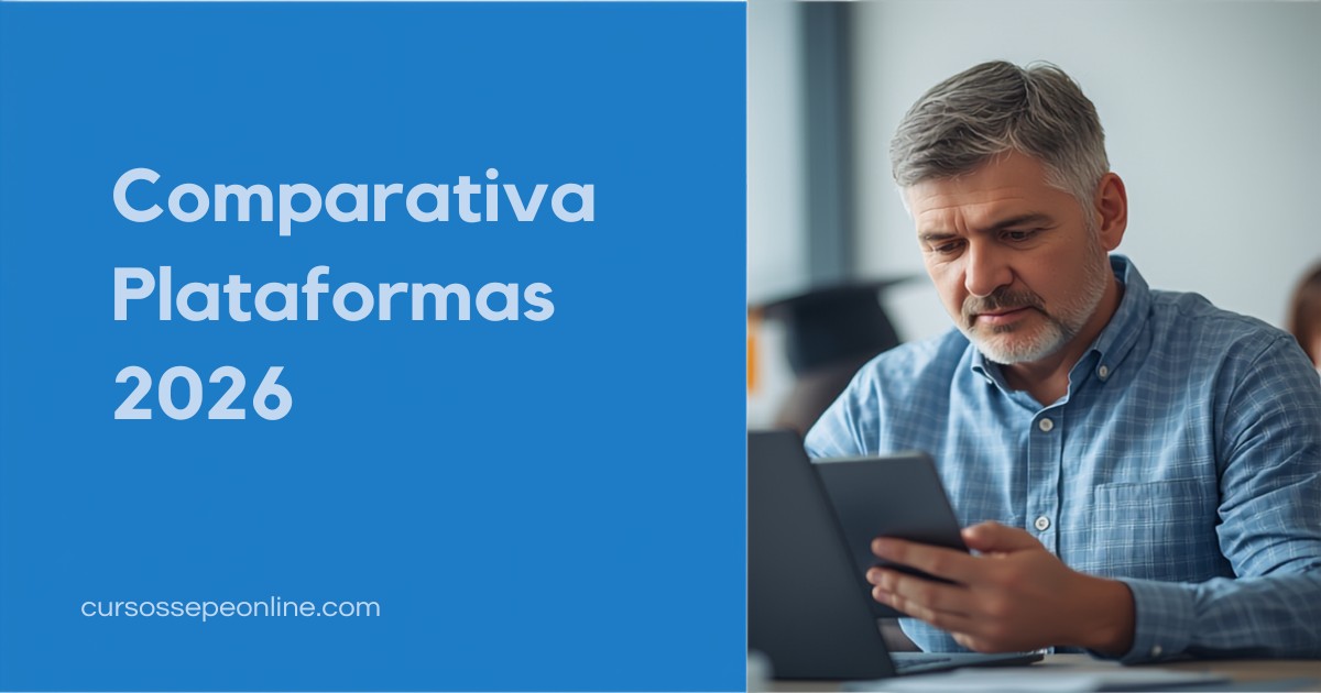 Femxa vs Grupo 2000 vs MasterD vs ADAMS: comparativa plataformas teleformación SEPE 2026