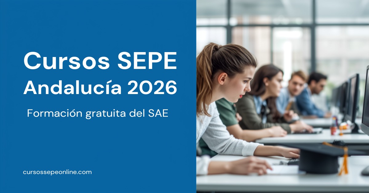 Cursos SEPE en Andalucía 2026: Formación Gratuita del SAE en Todas las Provincias