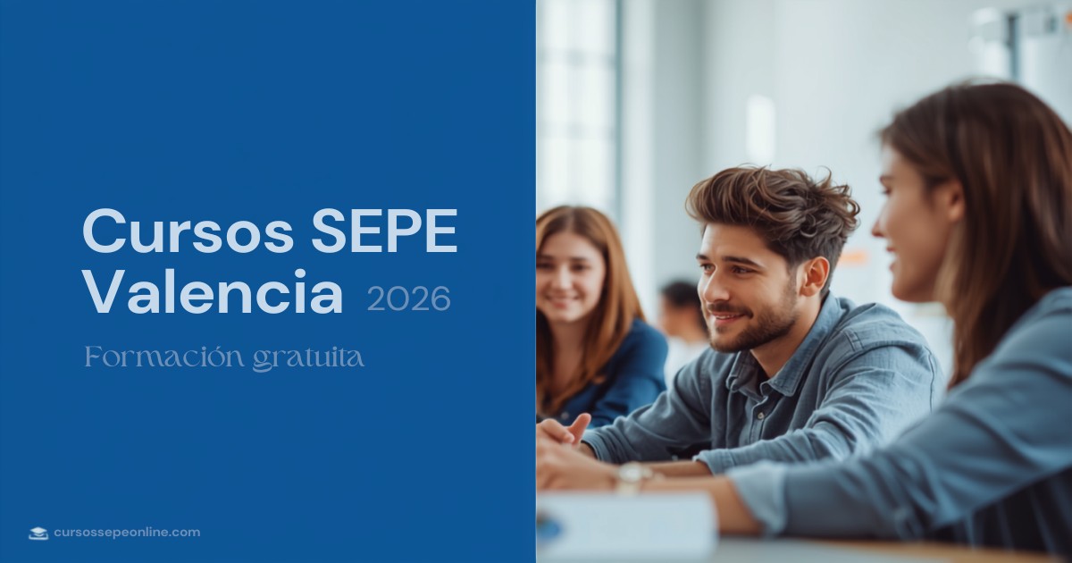 Cursos SEPE en Valencia 2026: Formación Gratuita de LABORA en la Comunitat Valenciana