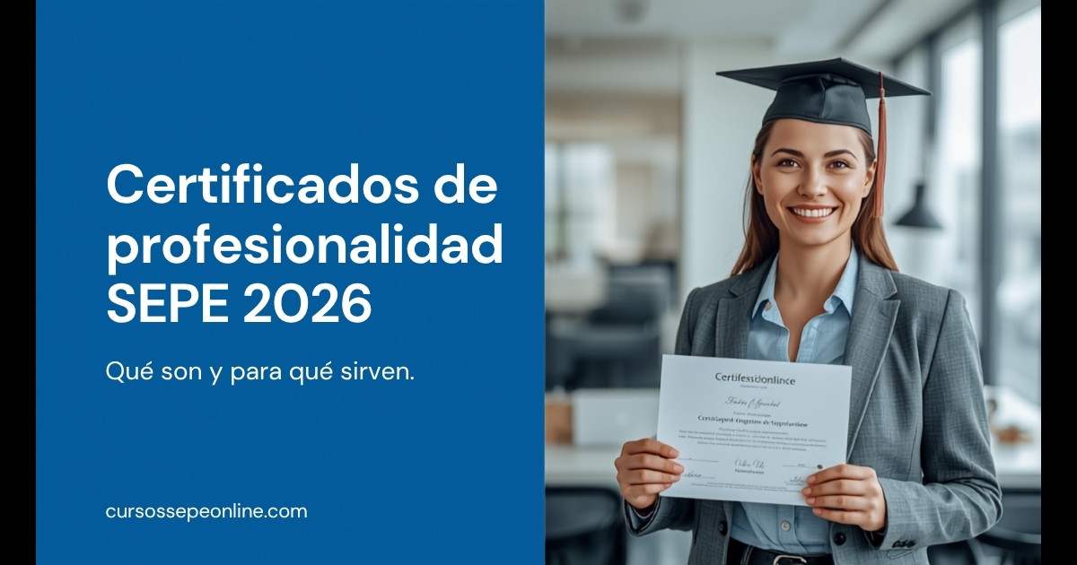 ¿Qué son los Certificados de Profesionalidad SEPE 2026? Guía Completa de Niveles, Requisitos y Validez
