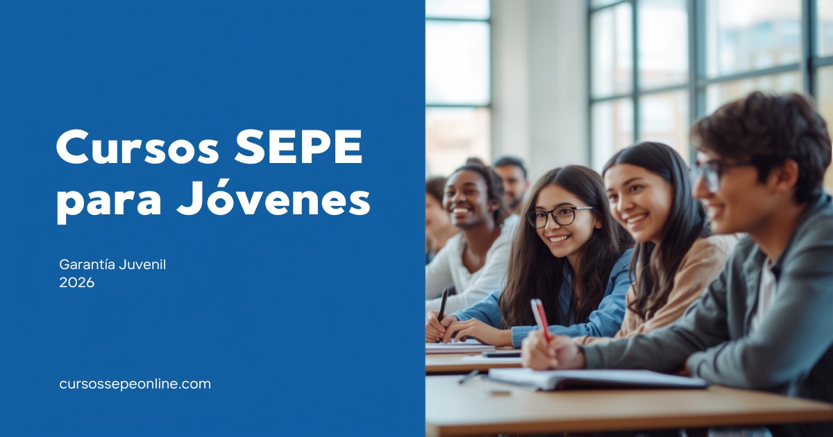 Cursos SEPE para Jóvenes 2026 | cursossepeonline.com