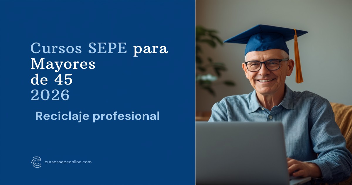 Cursos SEPE para Mayores de 45 Años 2026: Reciclaje Profesional y Formación con Prioridad
