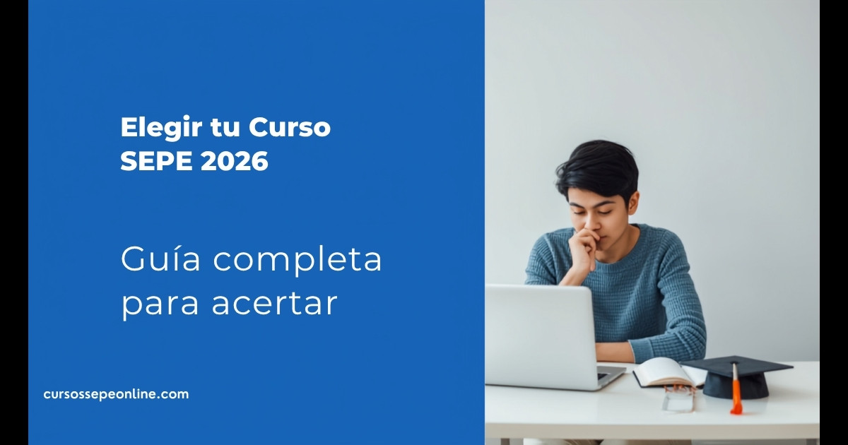 Cómo Elegir el Curso SEPE Adecuado en 2026: Guía Completa para Acertar con tu Formación