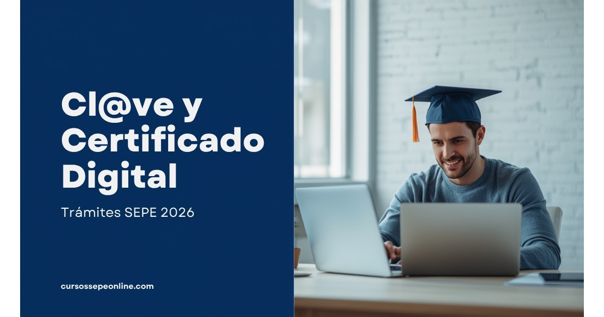 Cl@ve y Certificado Digital para Trámites SEPE en 2026