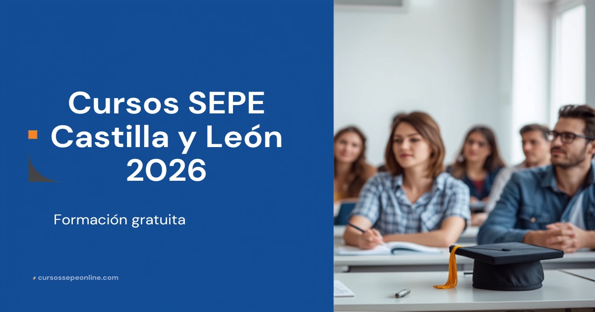 Cursos SEPE en Castilla y León 2026: Formación Gratuita del ECYL