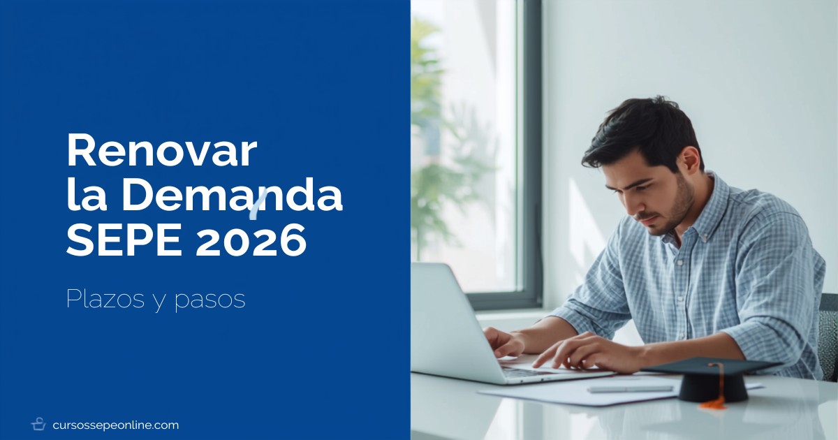 Como renovar la demanda de empleo en el SEPE 2026: plazos y consecuencias si se olvida