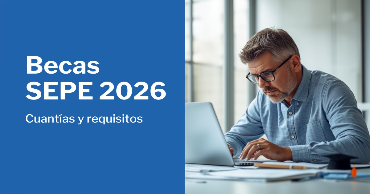 Becas SEPE 2026: cuantías y requisitos - Cursos SEPE Online 2026 Becas SEPE 2026: cuantías y requisitos